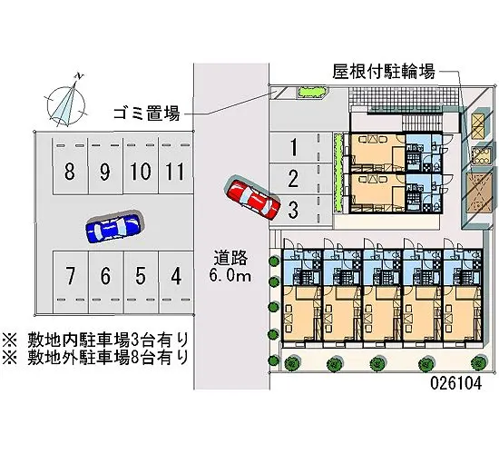 ★手数料０円★菊川市加茂　月極駐車場（LP）